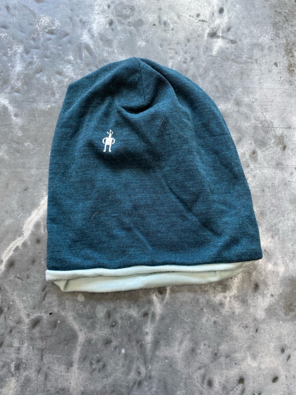 Smartwool Light Teal Knit Hat with White Tag